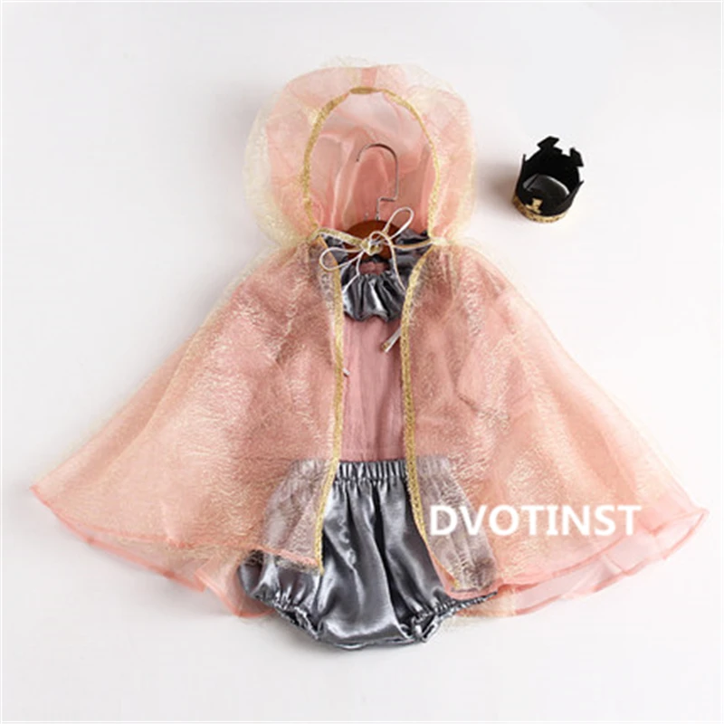 Dvotinst Newborn Baby Girls Photography Props Lace Dresses Hat Bonnet+Outfits Set Fotografia Costume 3-9M Studio Photo |
