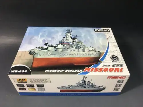 Модель Meng WB 004 Warship Builder Миссури (Q Edition) модель сборки милая|Наборы для моделей| |