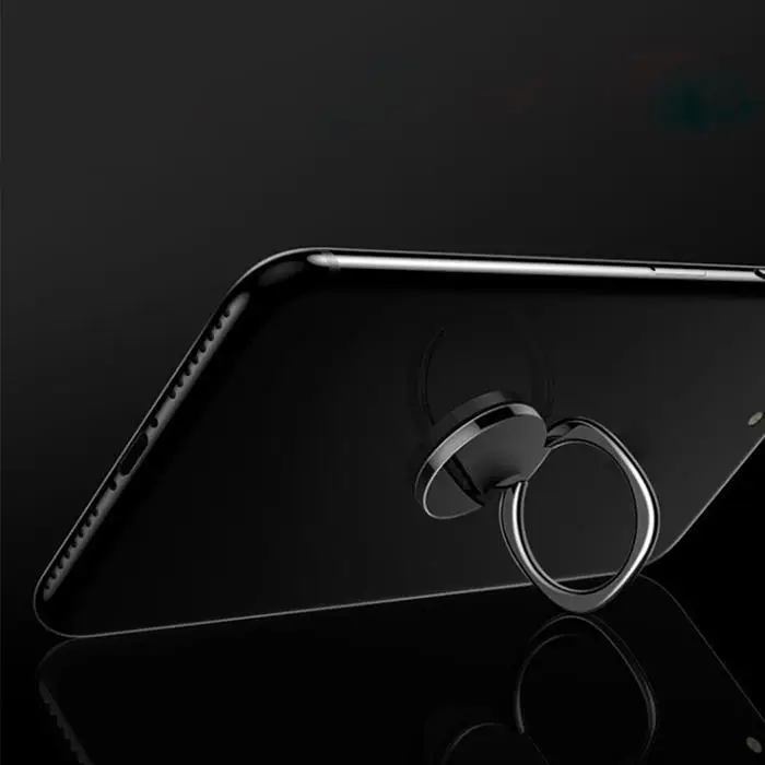 Универсальное металлическое круглое кольцо для телефона с поворотом на 360