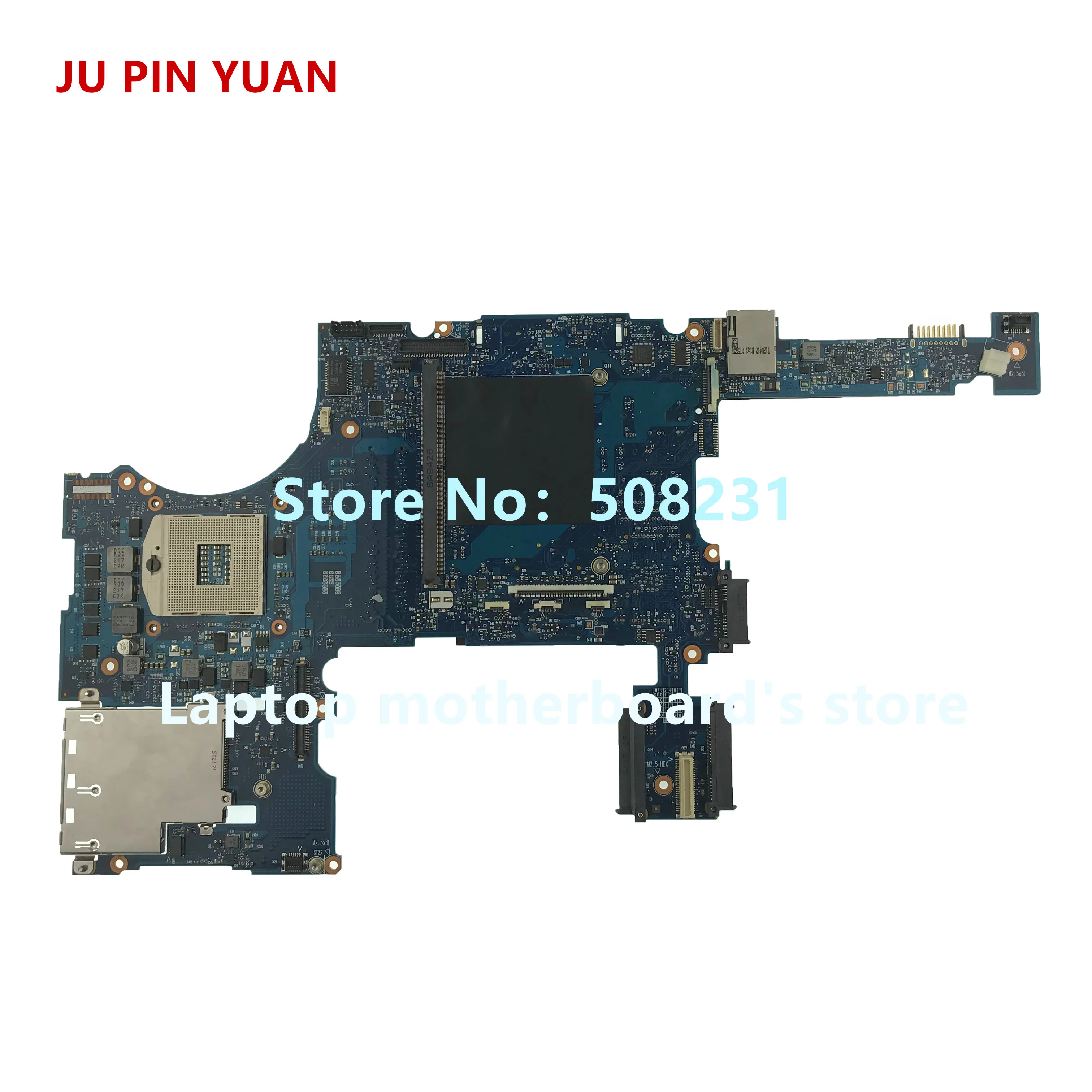 JU PIN YUAN 652508-001 652508-501 для HP Elitebook 8760W series Материнская плата ноутбука QM67 все функции