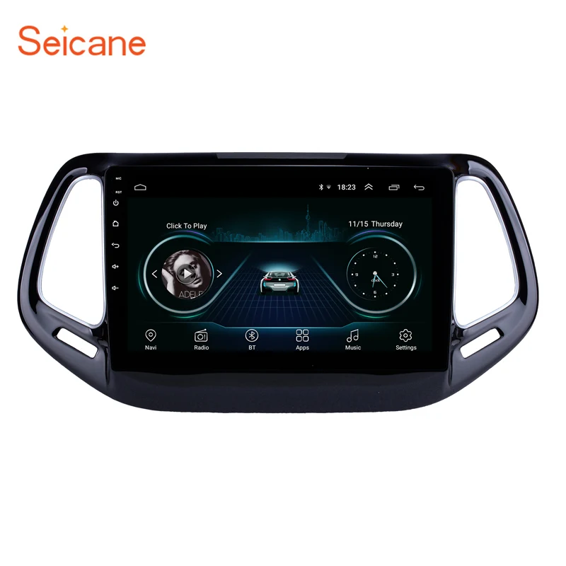 Seicane 10 1 &quotHD Android 8 головное устройство GPS навигация для Jeep Compass 2017 USB зеркальная