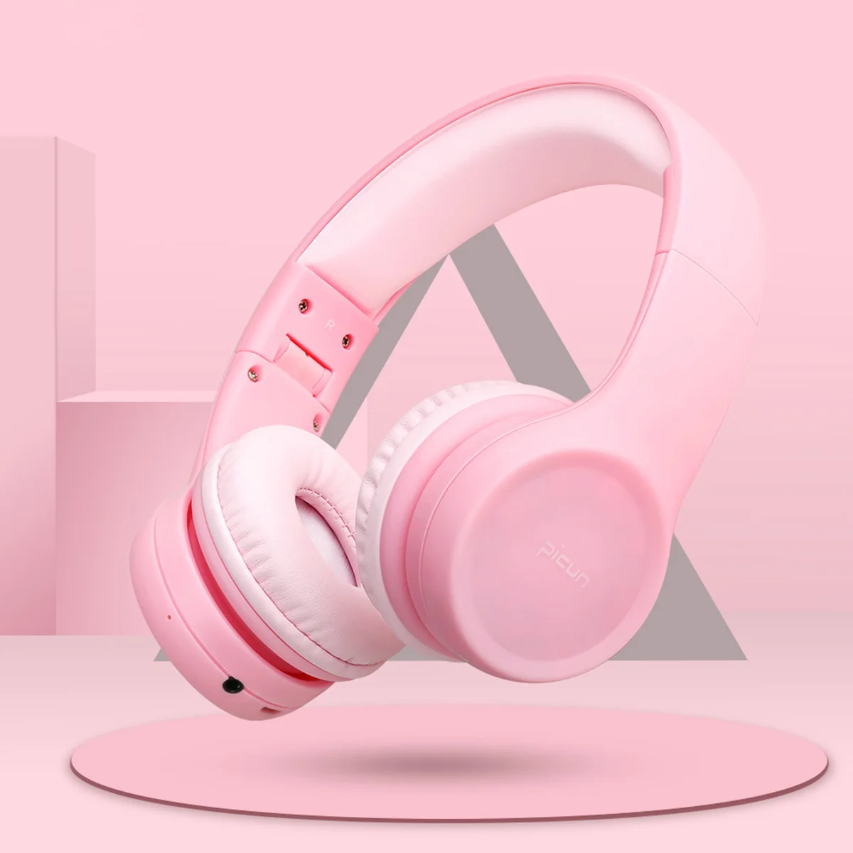 Портативные беспроводные детские наушники с bluetooth 85 дБ, складная детская безопасная Регулируемая гарнитура с микрофоном