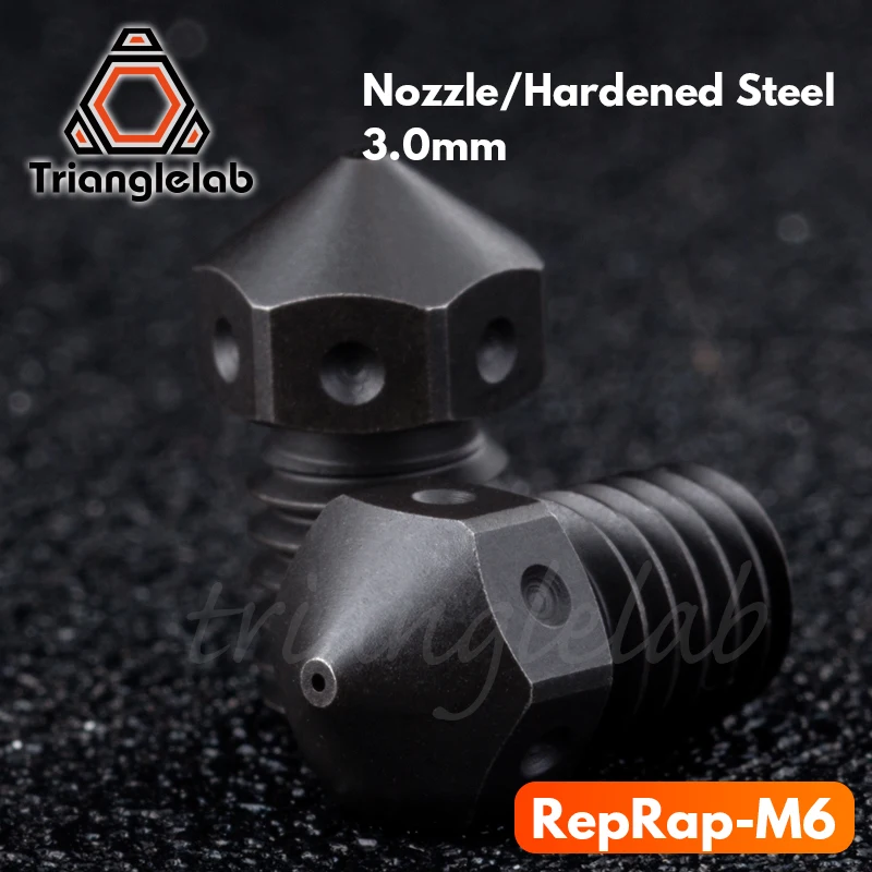 Trianglelab закаленная сталь RepRap M6 сопло 2 85/3 0 мм e3d V6 для печати PEI PEEK углеродное