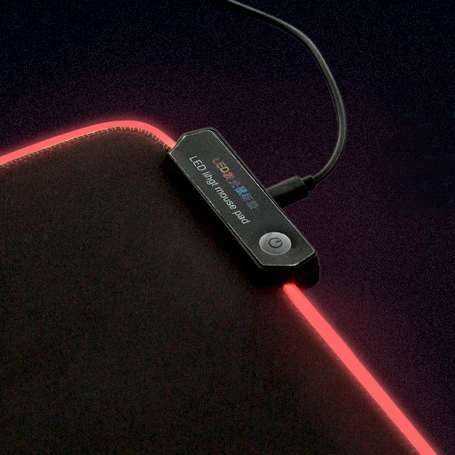 Большой игровой коврик для мыши Besegad 300x250 мм с RGB светодиодный проводной цветной USB