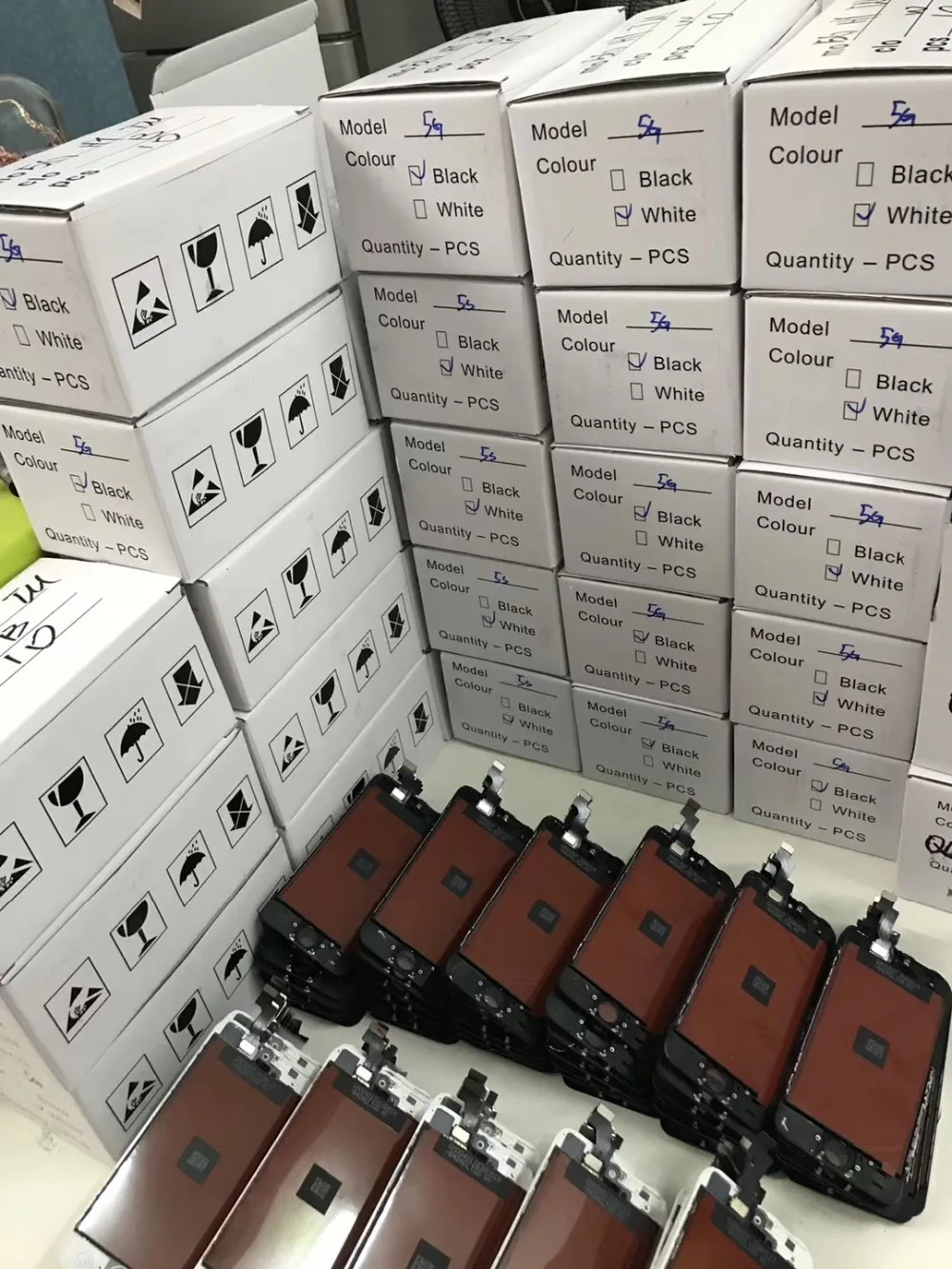 Для IPhone5/5S/5c AAAAA + ЖК-дисплей для мобильного телефона в сборе включая почту