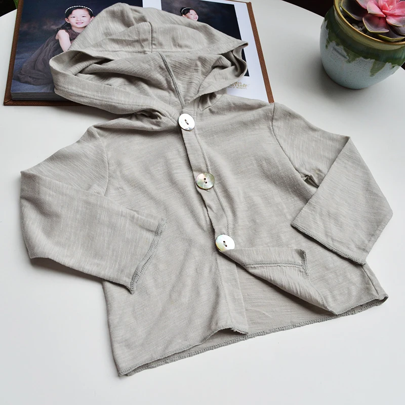 

Baby Newborn Baby Pure Cotton Bring Hat Long Sleeve Leisure Time Jacket Go Out Air Withered Shirt 1-6 Individual Month Code