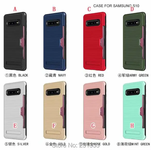 Гибридный защитный чехол C ku из ТПУ для Samsung Galaxy S10 Plus S9 S8 NOTE 9 8 ударопрочный с