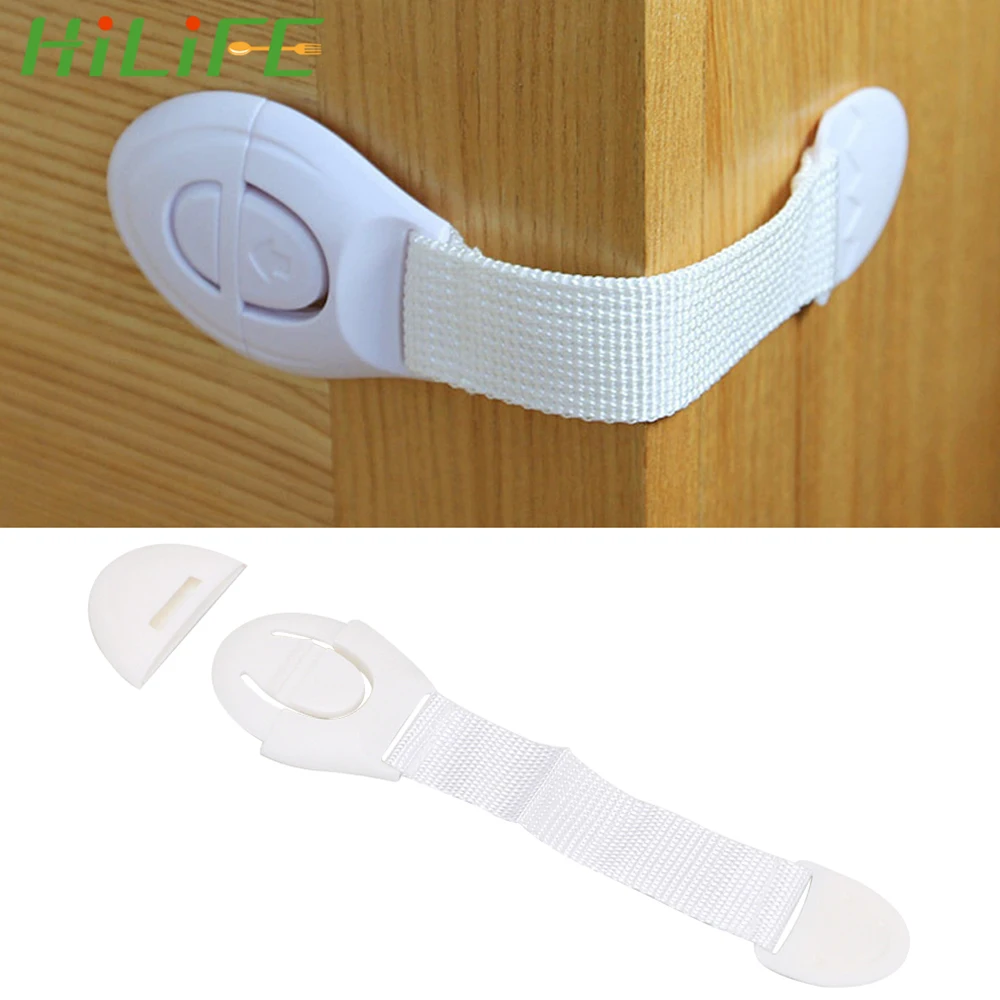 

HILIFE Cabinet Locks Straps For Fridge Drawer Door Cupboard Window Baby Safety Lock Kid Children Protection Blocker