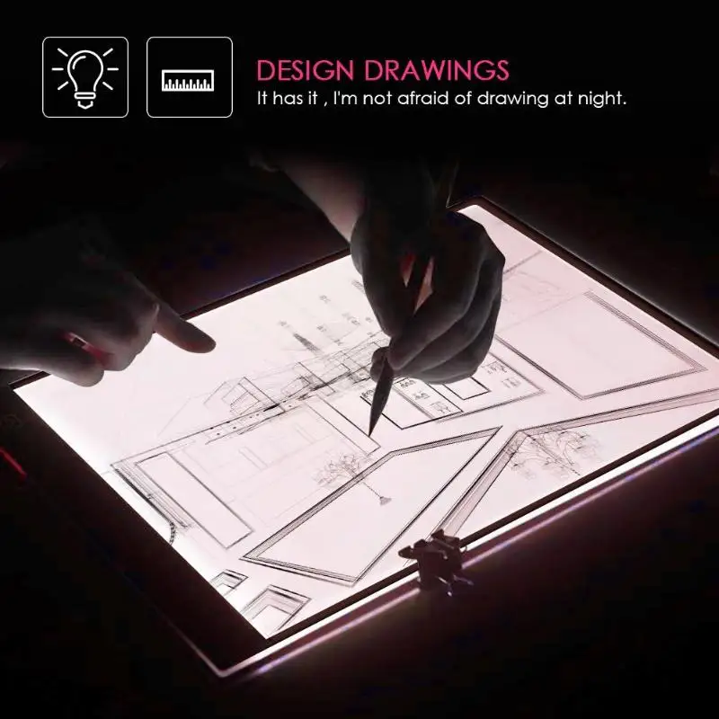 Digital A4 LED Copy Board Graphic Tablet for Drawing Sign Display Panel | Компьютеры и офис