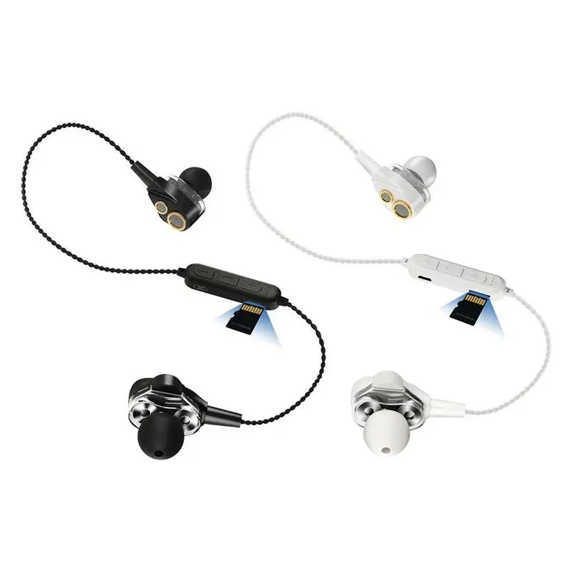 Беспроводные Bluetooth наушники четыре колонки 6D объемные стерео музыкальные карта