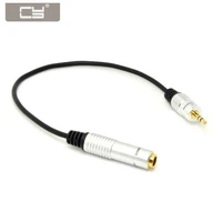 cydz 20cm audio aux 6 35mm 14 female to 3 5mm 18 male stereo headphone plug adapter converter cable