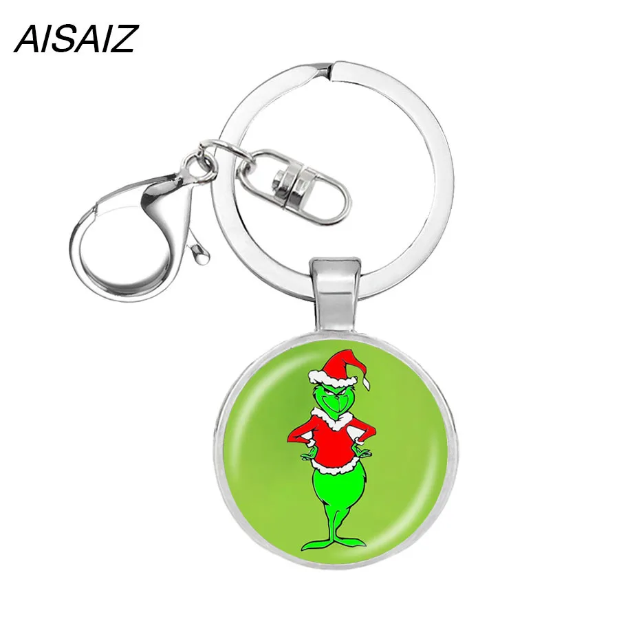 The Grinch Keychain How Grinches Stole Christmas gem necklace New fashion choker jewelry gifts | Украшения и аксессуары