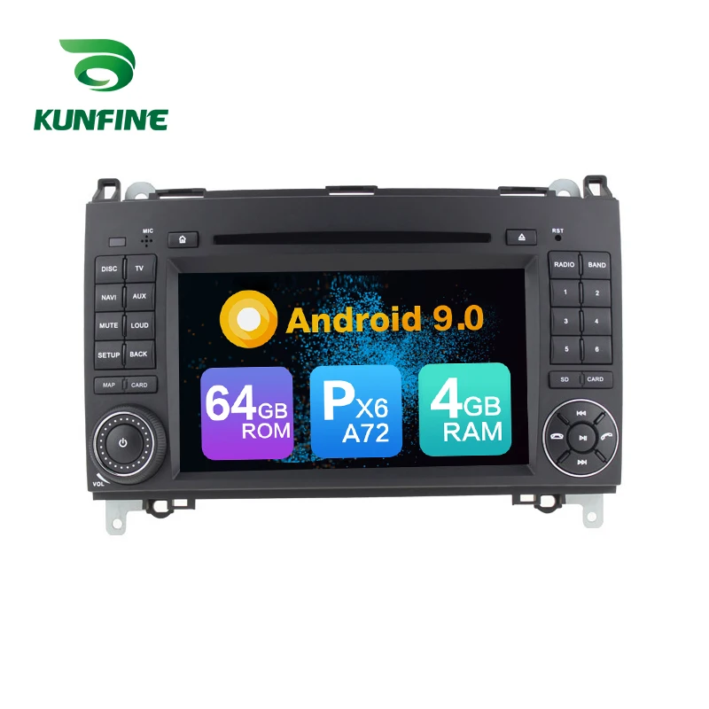 

Android 9.0 Core PX6 A72 Ram 4G Rom 64G Car DVD GPS Multimedia Player Car Stereo For Benz A-class W169 2004-2012 Radio Headunit