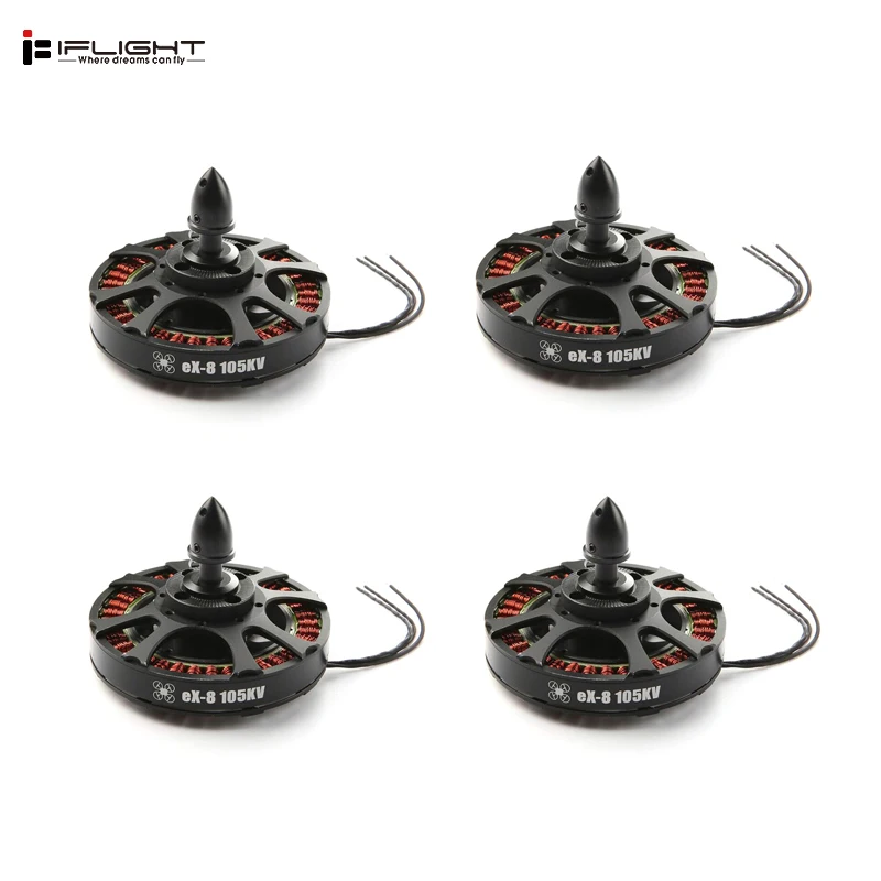4 шт. iFlight iPower ex 8 105KV 6 12S UAV 750W 246g бесщеточный мотор и крепление аксессуары Сумки для