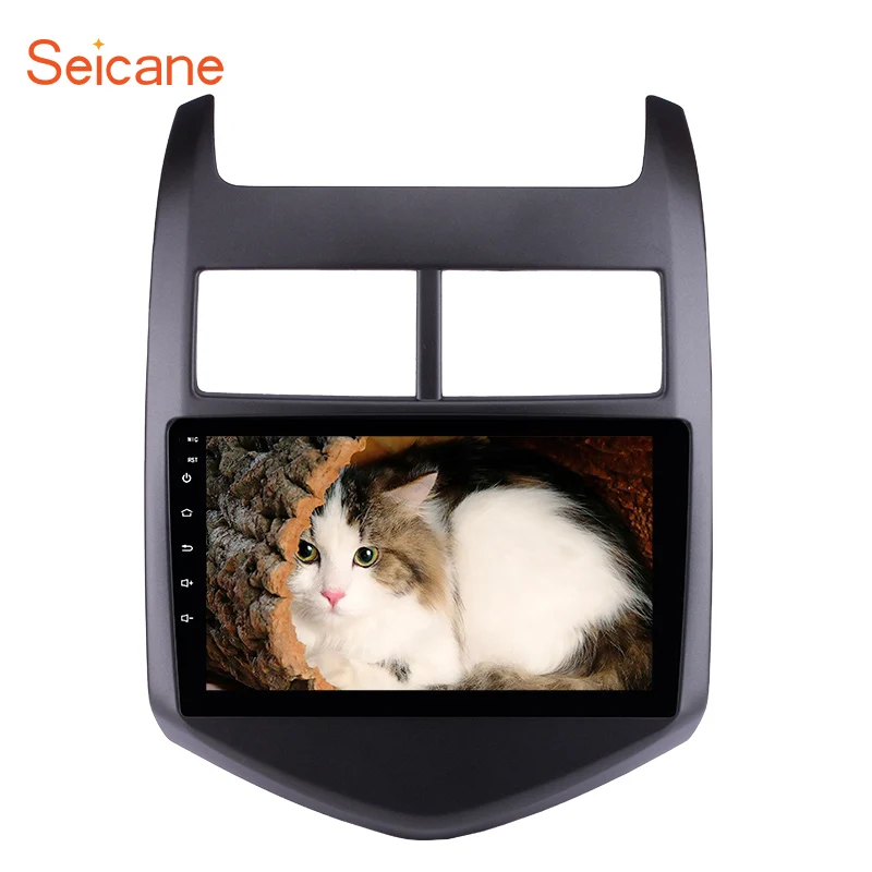 Seicane 9 &quotАвтомобильный мультимедийный плеер для 2010 2011 2012 2013 Chevy Chevrolet AVEO 8 Core Android 10 0