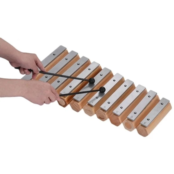 10 нот ксилофон Glockenspiel Disconnect type Дизайн ударный инструмент прозрачный чистый звук