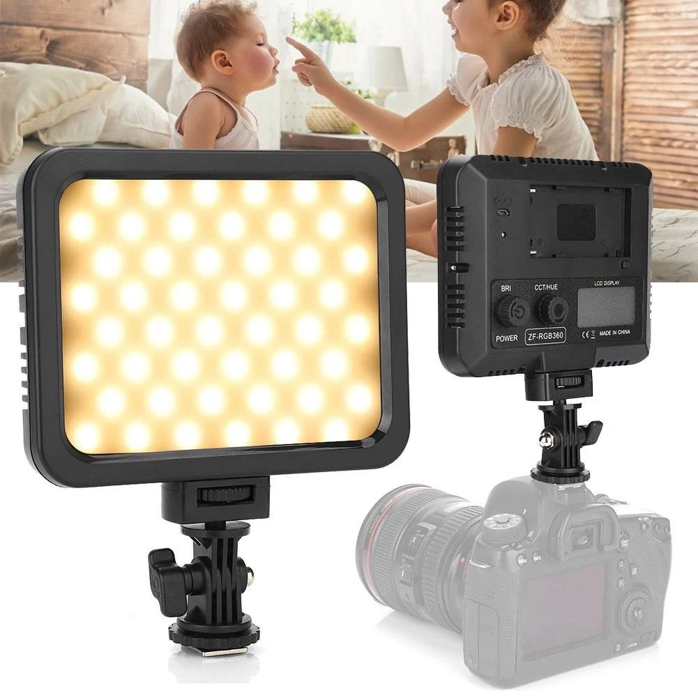 ZIFON ZF-RGB360 Multicolor And 3200K-5700K LED Video Light Lamp Photo Studio Lighting for Camera OY | Электроника