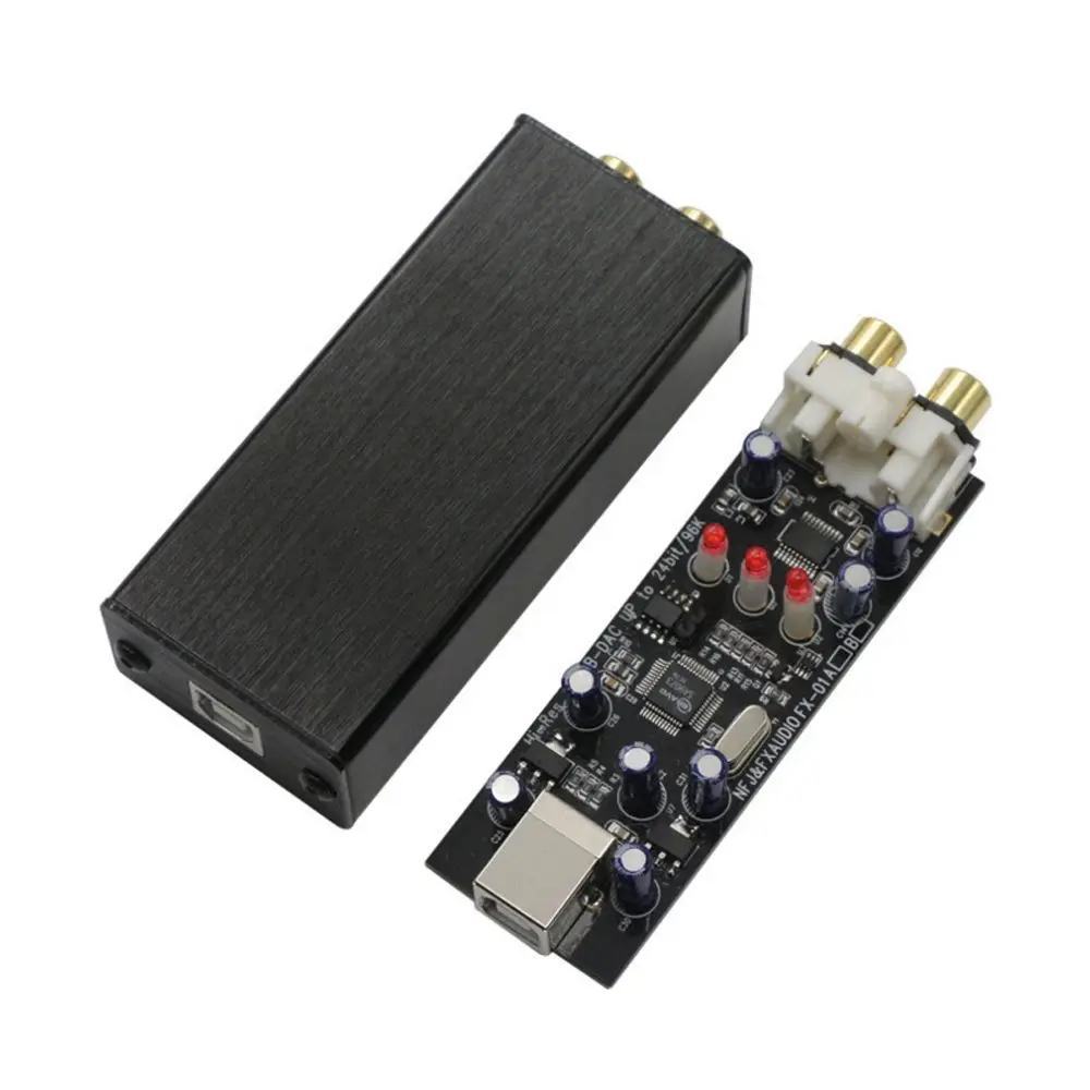 Звуковая карта FX Audio USB DAC аудио декодер частота дискретизации дисплей SA9023 PCM5102 24