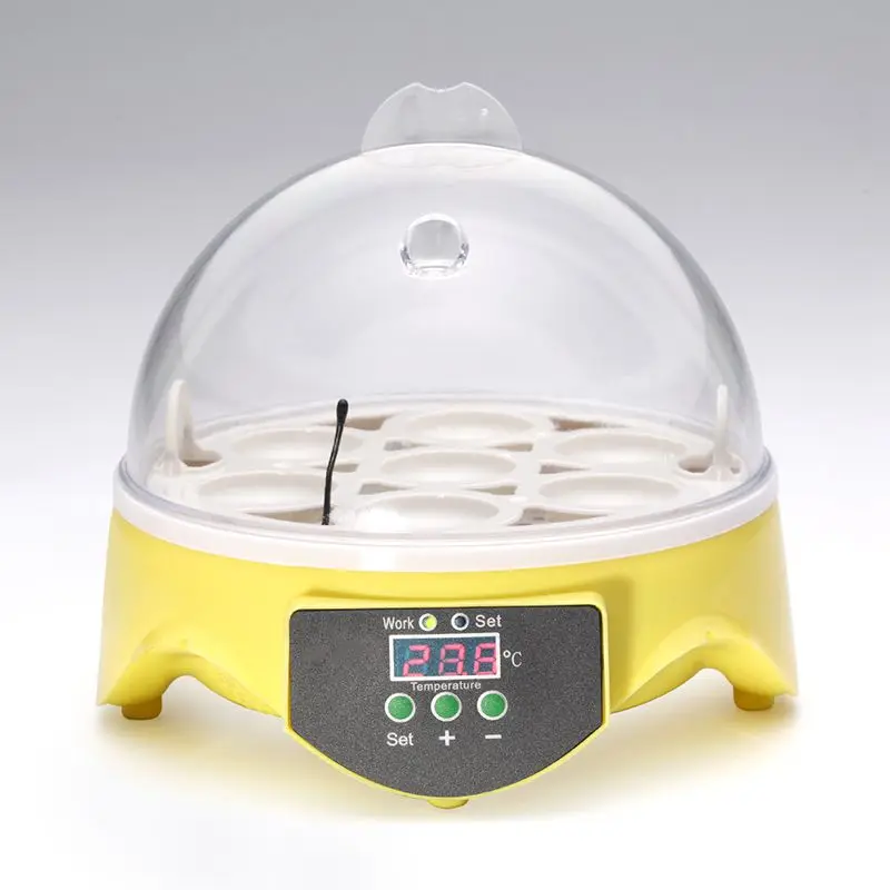 Mini 7 Egg Incubator Poultry Brooder Digital Temperature Hatchery Hatcher Chicken Duck Bird Pigeon US | Дом и сад