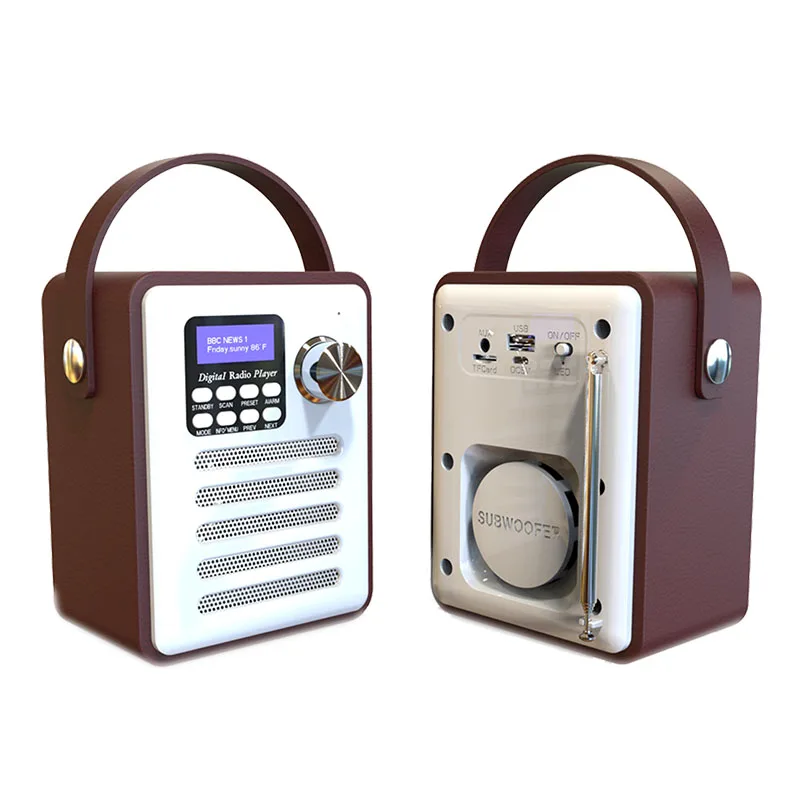 Dab/Dab + тюнер цифровой радиоприемник Bluetooth 5 0 fm-трансляция Aux-In MP3-плеер поддержка Tf