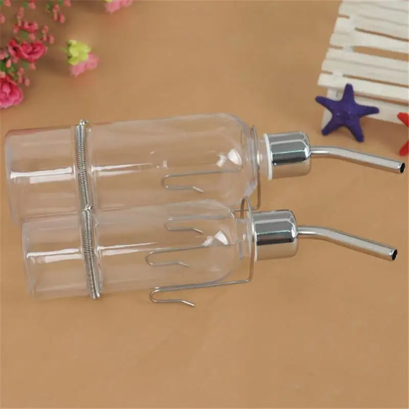 Pet Drinker Automatic Drinking Fountains Hamster Water Feeding With Ball Outside Bottle Squirrel Guinea Pig Chinchilla Ferret | Дом и сад