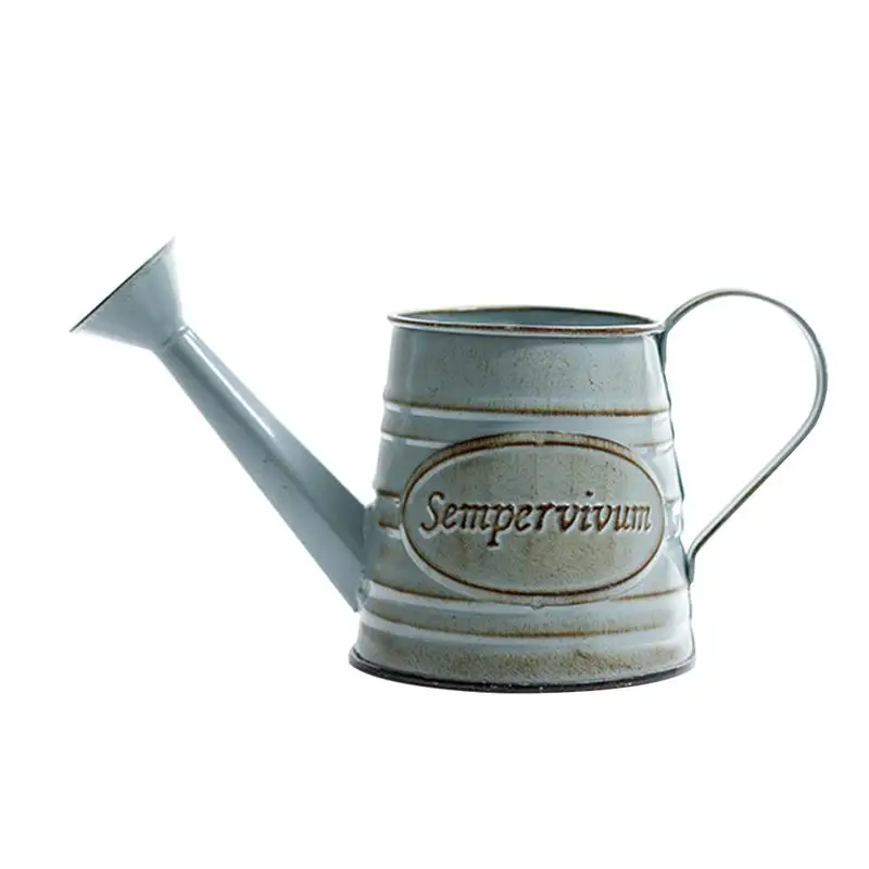 Винтажный металлический Железный цветочный сад потертая ваза горшок