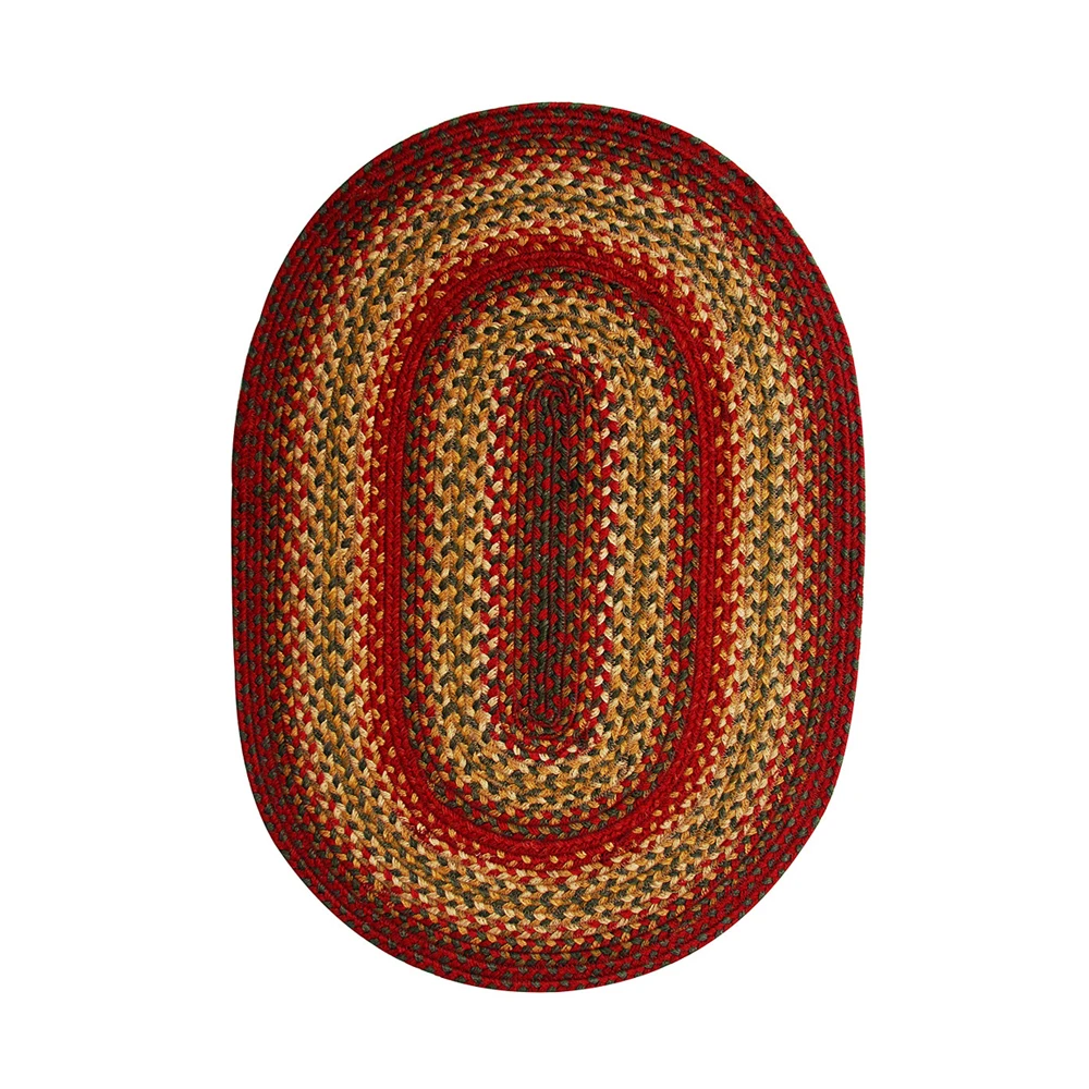 Домашний сидр сарай джут плетеный коврик 6' x 9' Овальный многоцветный|Коврик| |