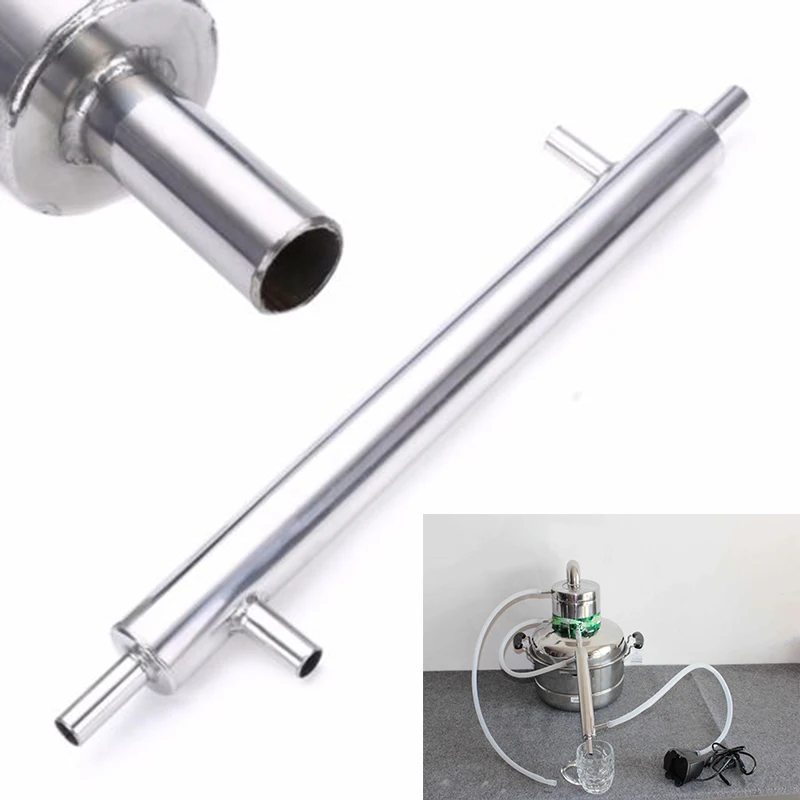 For Brewery 40cm Stainless Steel External Cooling Pipe Tube Distiller Condenser | Дом и сад