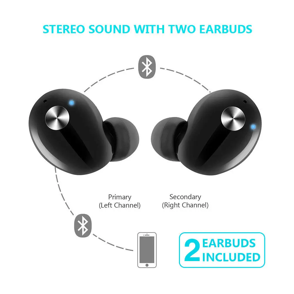 Top Ip010 мини Tws Twins истинные беспроводные наушники вкладыши стерео Bluetooth
