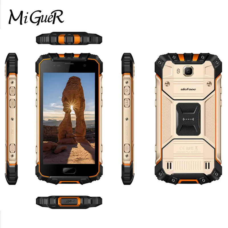 Ulefone Armor 2 смартфон с 5 0-дюймовым дисплеем восьмиядерным процессором MTK6757 ОЗУ 6 ГБ