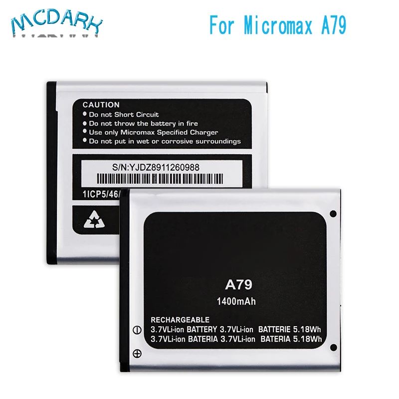 Micromax A79 Батарея 1400 мАч аккумулятор высокого качества|battery micromax|micromax batterybatteries batteries