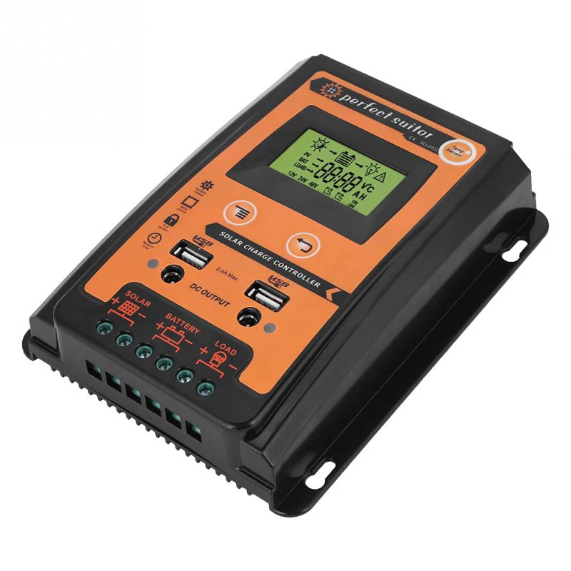 Контроллер заряда 12V24V Солнечный контроллер солнечная панель регулятор батареи