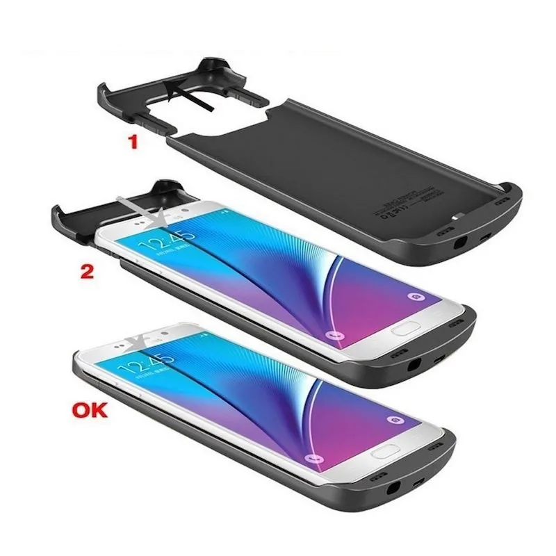 Внешний аккумулятор Ext power 4200 мАч для samsung Galaxy S6edge S6 Edge тонкий портативный