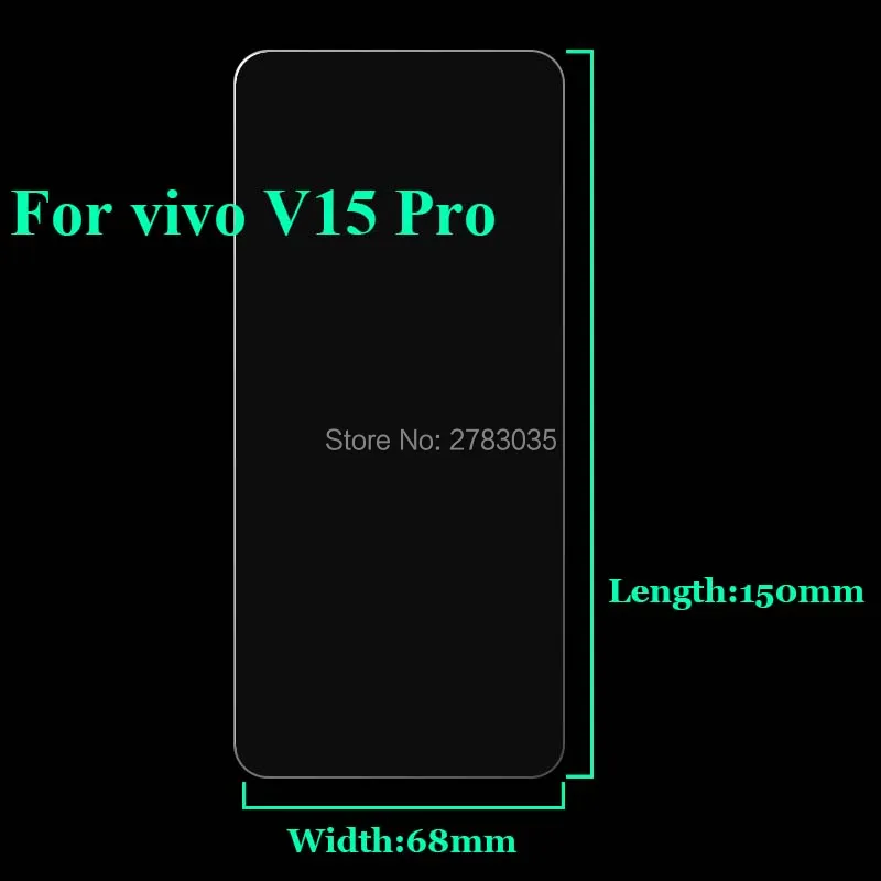 10 шт./лот для vivo V15 6 53 "/V15 Pro 39" 9H твердость 2.5D ультра тонкая закаленная Защитная