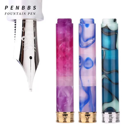 Ручка перьевая Moonman Penbbs 471 короткая с золотым наконечником 0 4 6 мм|Перьевые ручки| |