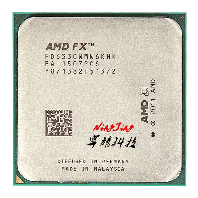 Четырехъядерный процессор AMD FX серии 6330 3 6 ГГц 95 Вт FD6330WMW6KHK Socket AM3 +|Процессоры| |