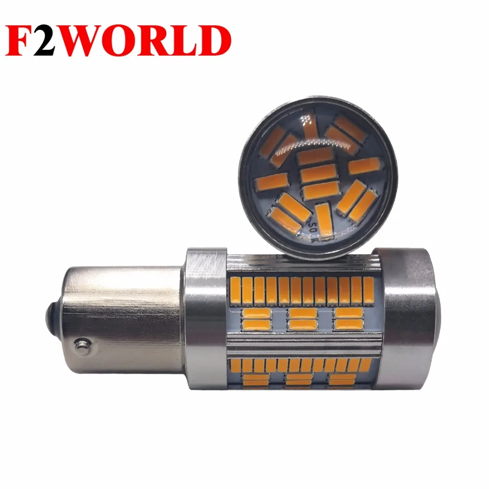 Светодиодная лампа T20 LED 7440 W21W 4014 105SMD Canbus No Hyperflash 1156 BA15S P21W PY21W BAU15S 1 шт.|Фара для авто