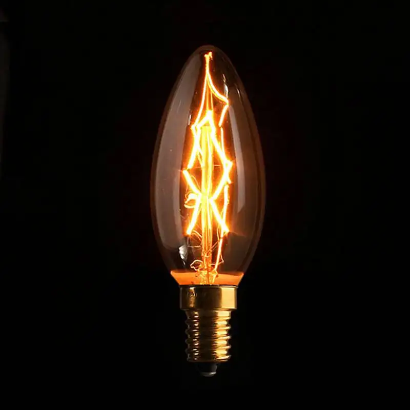 Лампа свеча. Лампа Эдисона e14. Лампочки Эдисона e14 20-40 w. Лампа Эдисона е14 длинная. Лампа Эдисона светодиодная свеча.