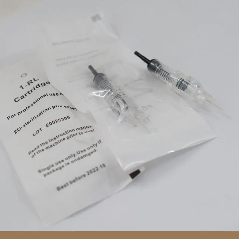 Одноразовые стерилизованные тату иглы 1RL Для Перманентного Макияжа