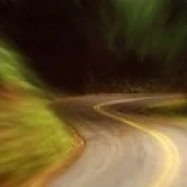 США Калифорния Марин графство плакат с изображением дороги печати (36x12)|Таблички