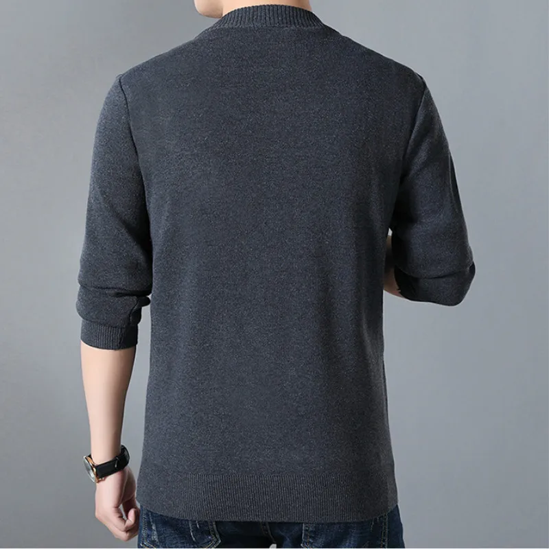 Новинка Весна 2019 модный брендовый свитер мужской кардиган облегающее пальто