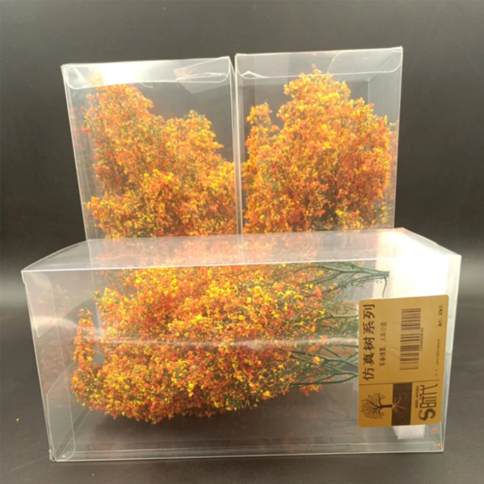 

Имитация дерева на позднюю осень, миниатюрная модель растительного материала, военная платформа, поезд, песочный стол, производство «сдела...