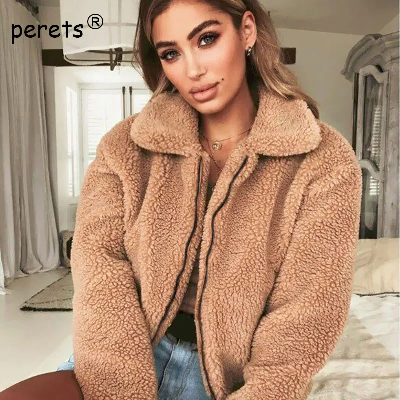 Winter Sweater Cardigan Long Sleeve Lapel Neck Zipper Up Velevet Knitted Sweaters 2018 Fashion Warm Women Clothing Wholesale |