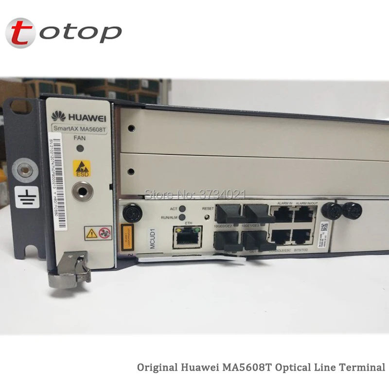 Huawei OLT MA5608T GPON с 2 * MCUD1 10GE + 1 MPWD плата питания переменного тока 220 В|Оптоволоконное