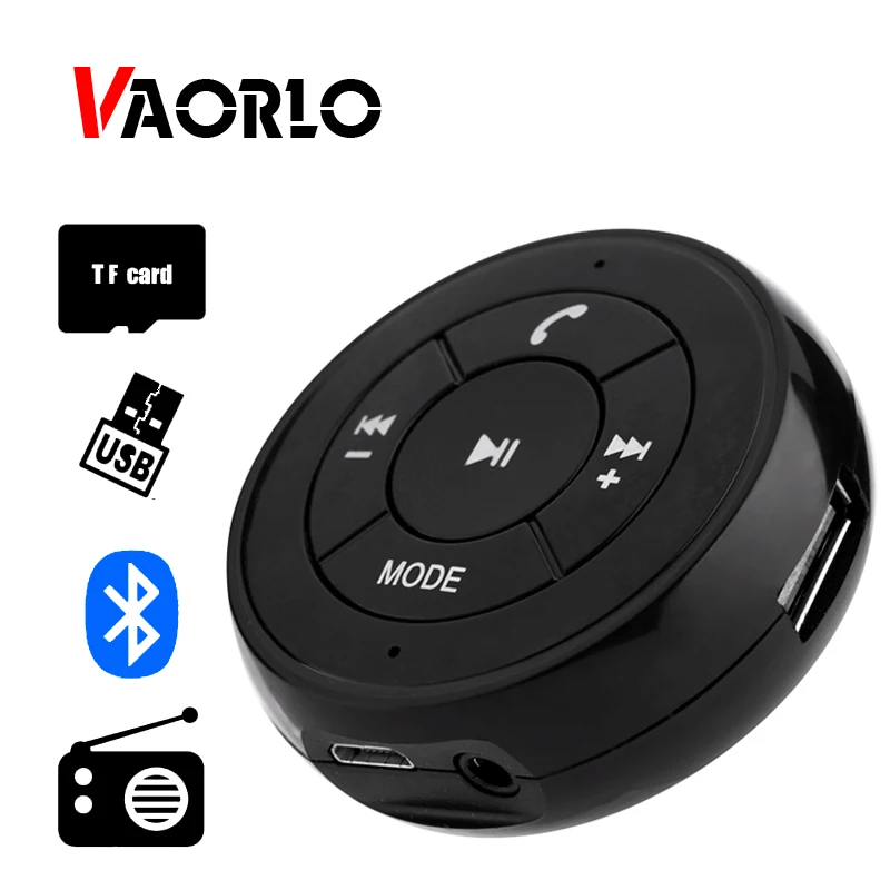 Автомобильный Bluetooth-приемник VAORLO 3 5 мм с поддержкой U-диска TF-карты | Электроника