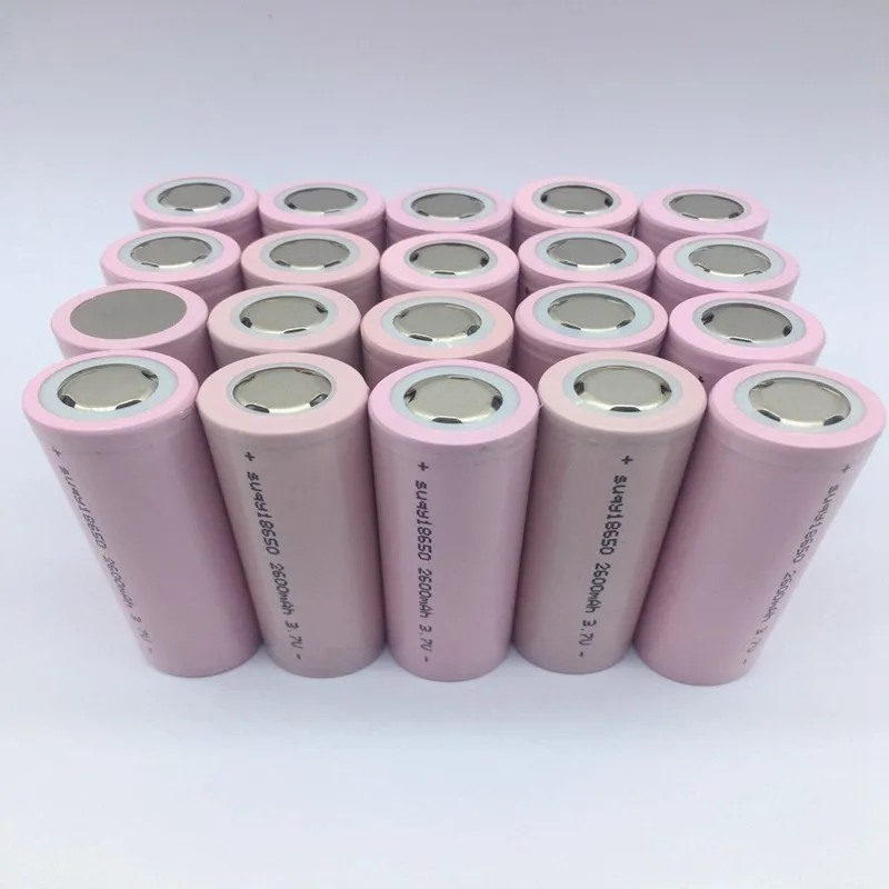 Suqy 2600mAh 18650 литий-ионная аккумуляторная батарея перезаряжаемый аккумулятор для Led Фонарь игрушки bateria 12-40 шт