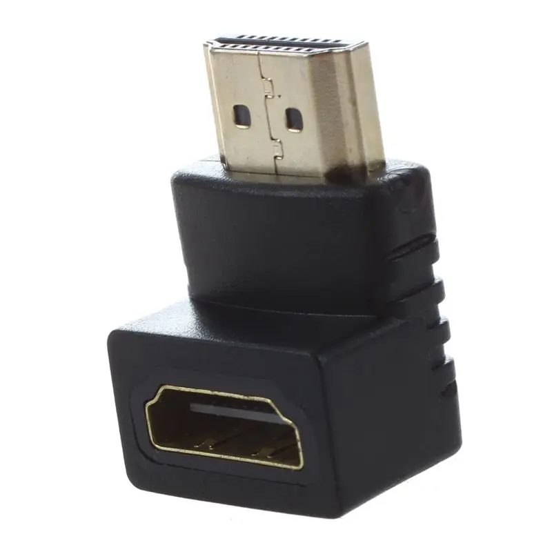 Видео AV адаптер HDMI мужчина к женскому локоть с прямым углом 90 градусов|Кабели VGA| |