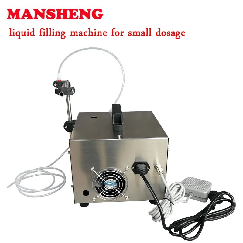 Машина для наполнения жидкостей электрическая маленькая дозировка жидкий
