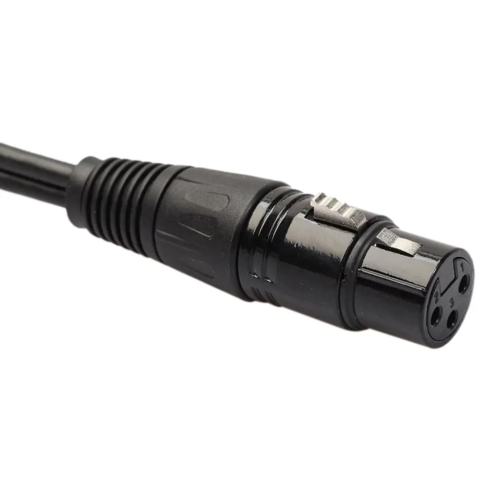 3-контактный XLR гнездовой разъем для двойной 2 Штекерный Y сплиттер кабель адаптер