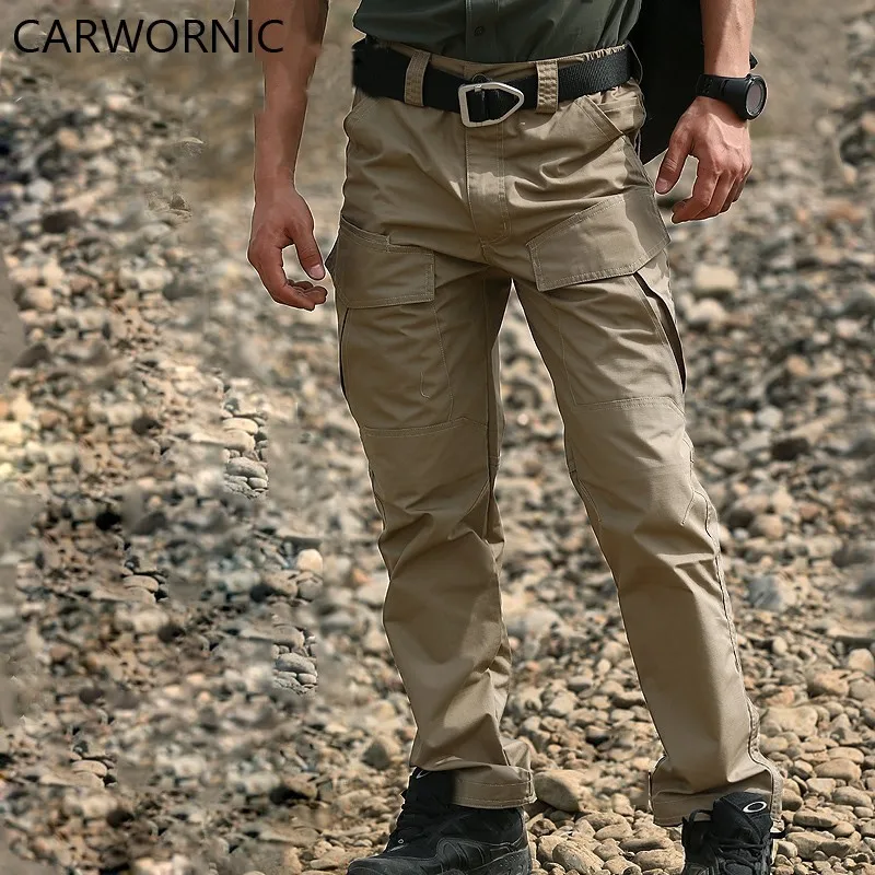 CARWORNIC новые тактические брюки для девочек мужчин камуфляж водостойкие уличные
